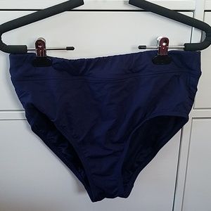 Lands end high waist bikini bottom. Size 10.